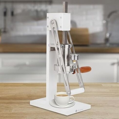 Manual Lever Espresso Maker, Espresso Press Machine, With Pressure Chamber, Piston, Powder Hammer, Bottomless Handle, For Home, Outdoor, Camping in Kuwait