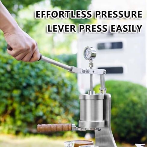 Manual Lever Espresso Machine, Variable Pressure Lever Coffee Machine, Using Pressure 1bar-16bar, Cavity Capacity 100ml, for Commercial in Saudi Arabia