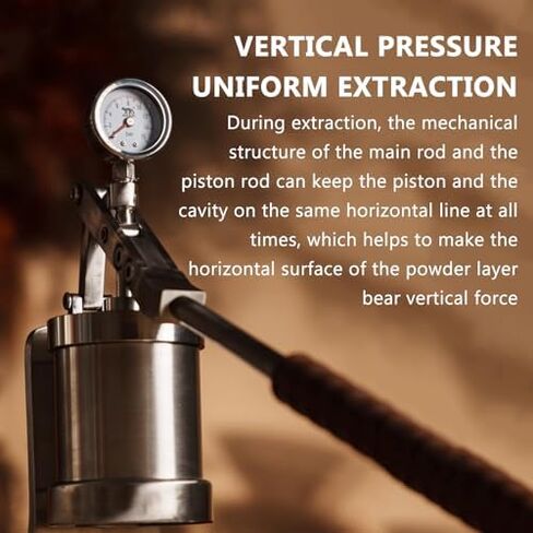 Manual Lever Espresso Machine, Variable Pressure Lever Coffee Machine, Using Pressure 1bar-16bar, Cavity Capacity 100ml, for Commercial in Saudi Arabia
