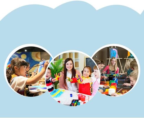 2PCS Kids Art Smock Apron - Long Sleeve Smocks for Kids - Artist Painting Apron in Saudi Arabia