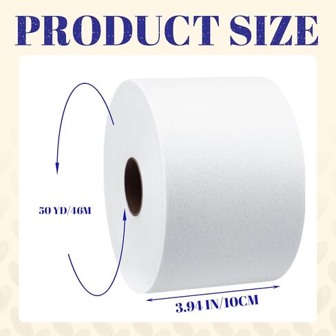 Tegeme Tear Away Embroidery Stabilizer Backing for Caps and Hats 4'' x 50 yd Roll Heavy Weight 3 oz for Machine Embroidery and Hand Sewing in Saudi Arabia