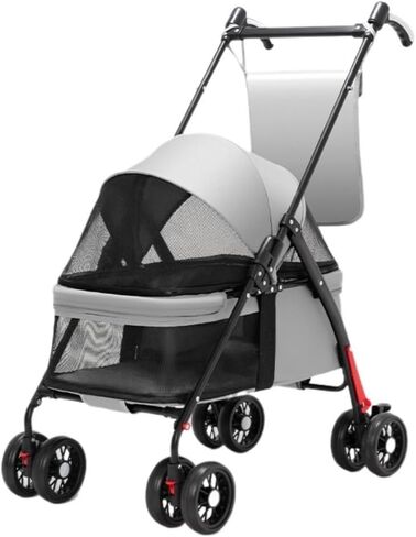 Pet Strollers Pet Cat and Dog Stroller, Dog and Cat Teddy Baby Stroller, Small Pet Stroller, Lightweight Dog Stroller Pet Stroller Medium(G,C) in Saudi Arabia