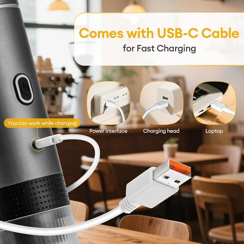 3 In 1 Portable Coffee Maker for Travel, 20 Bar Portable Espresso Machine with USB,Travel Coffee Maker Self-Heating, Compatible with Ground Coffee & Capsule for Hiking,Office,RV（Upgrade） in Kuwait