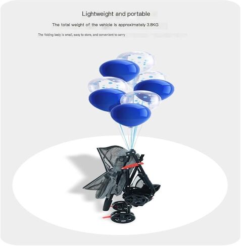 Pet Strollers Pet Stroller for Outings, Small Pull Cart, Puppy Stroller, Dog Walking Cart, Small, Lightweight, Foldable Cat Pet Stroller Medium(G) in Saudi Arabia