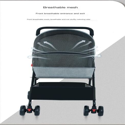 Pet Strollers Pet Stroller for Outings, Small Pull Cart, Puppy Stroller, Dog Walking Cart, Small, Lightweight, Foldable Cat Pet Stroller Medium(G) in Saudi Arabia
