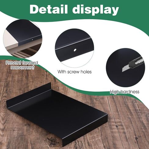 3 Pcs Bench Hook and Inking Plate, Metal Linocut Carving Tools Printmaking for Linoleum Block Wood Printing, 9 x 7 Inch, Black in Saudi Arabia