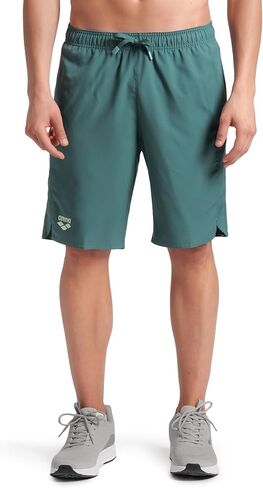 فريق Arena Team للجنسين Bermuda Athletic Panel Shorts Polyester Beach Swim الجيب الداخلي للرياضة أو الماء ، والمنغروف ، ومتوسطة الحجم in Saudi Arabia