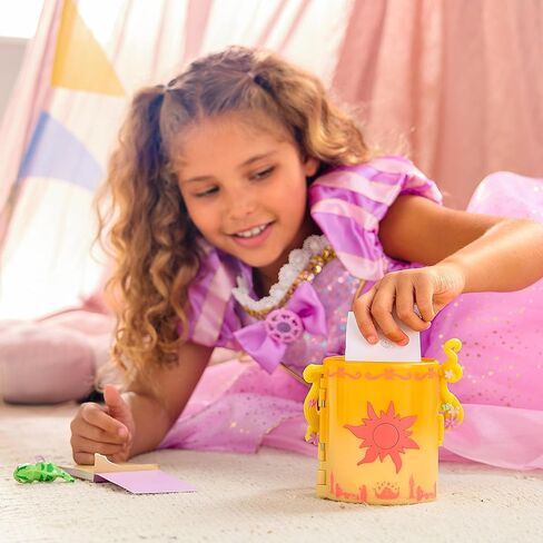 Disney Store Official Tangled Light-Up Lantern & Stationery Set - Includes Cute Notebook & Pen- Featuring Rapunzel, Flynn, & Pascal - Diary Fit for a Princess - Journal Notebook - Toys for Kids in Saudi Arabia