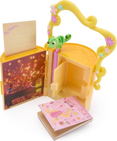 Disney Store Official Tangled Light-Up Lantern & Stationery Set - Includes Cute Notebook & Pen- Featuring Rapunzel, Flynn, & Pascal - Diary Fit for a Princess - Journal Notebook - Toys for Kids in Saudi Arabia