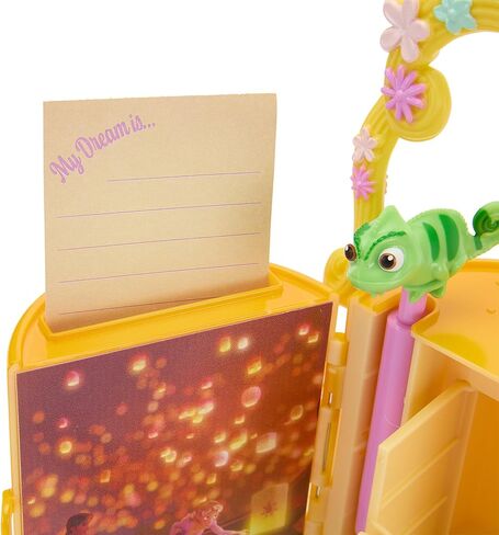 Disney Store Official Tangled Light-Up Lantern & Stationery Set - Includes Cute Notebook & Pen- Featuring Rapunzel, Flynn, & Pascal - Diary Fit for a Princess - Journal Notebook - Toys for Kids in Saudi Arabia
