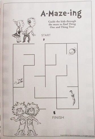 Dr. Seuss Coloring Activity Book - Cat in The Hat, Green Eggs and Ham, and More - 80 Pages in Saudi Arabia