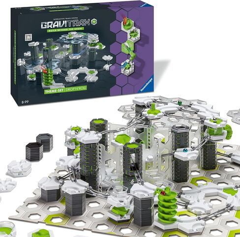 Ravensburger GraviTrax PRO Starter-Set Drop'n'Roll. Interactive Marble Run System, Construction Toy for Children from 8 Years. Can be Combined with All Product Lines in Saudi Arabia