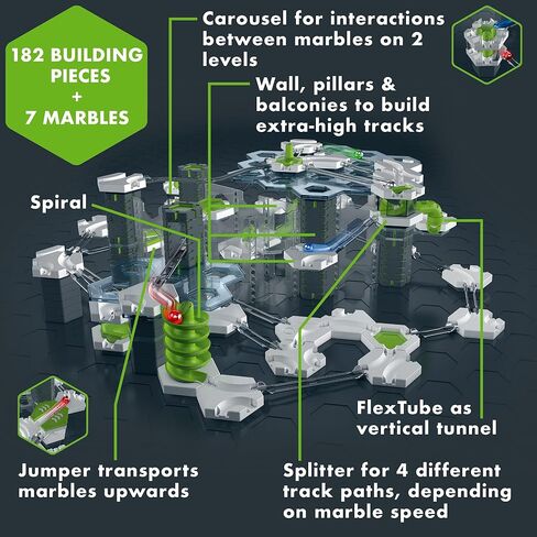 Ravensburger GraviTrax PRO Starter-Set Drop'n'Roll. Interactive Marble Run System, Construction Toy for Children from 8 Years. Can be Combined with All Product Lines in Saudi Arabia