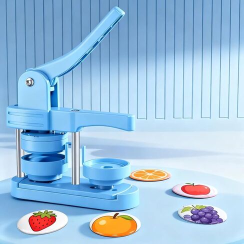 Button Maker Machine Kit 58mm(2.25in) – DIY Pin Badge Press with 100 Buttons, Custom Pin Maker for Crafts, Parties & Gifts in Saudi Arabia