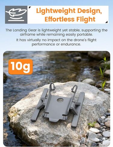 معدات الهبوط متوافقة مع DJI Mini 5 Pro، طقم تمديد ارتفاع الساق قابل للطي مع تصميم سريع التحرير لتعزيز حماية الهبوط الأرضي وملحقات الطائرات بدون طيار in Kuwait
