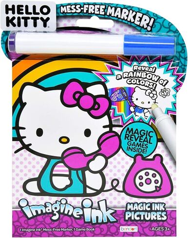Hello Kitty Imagine Ink Coloring Super Set - Bundle with 3 Imagine Ink Mess-Free Coloring Books for Kids with Magic Reveal Pages | Hello Kitty Party Favors and Activities in Saudi Arabia