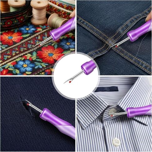 ZJO Seam Ripper and Thread Cutter Kit 2 Seam Rippers and 1 Thread Snips for Sewing, Quilting, and Embroidery Projects in Kuwait