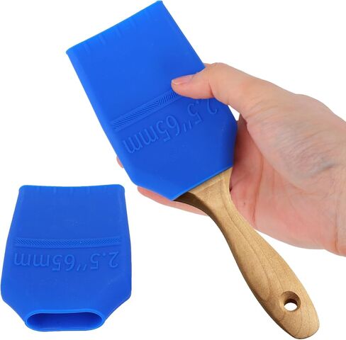 قطعتان من غطاء فرشاة الطلاء، غطاء حماية لفرشاة الطلاء من السيليكون العالمي لحماية الشعيرات in Kuwait