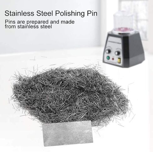 Stainless Steel Polishing,Magnetic Tumbler Finishing Pins 0.2mm/ 0.3mm/0.4mm/0.5mm X 5mm Pins Magnetic Tumbler Mag Polishers -100g (0.5mm) in Saudi Arabia