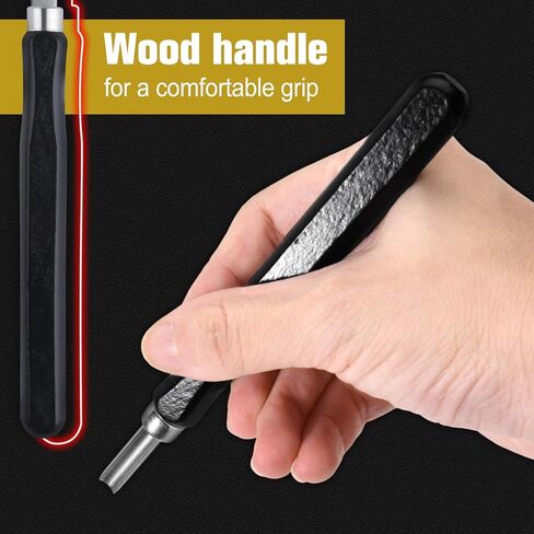 12 Pcs Wood Carving Tools Set SK2 Steel Small Wood Chisel, Multipurpose Hand Carving Knife Tool Kit with Storage Box, Sculpting Knife Kit for DIY Sculpture Carpenter Experts and Beginners in Saudi Arabia
