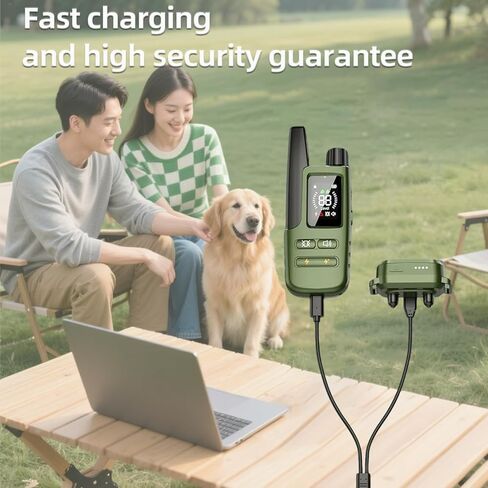 استبدال شاحن طوق الصدمات للكلاب لطوق تدريب Jugbow/Delupet/Yawpet، 2 في 1 USB C وكابل شحن مغناطيسي لطوق الكلب وجهاز التحكم عن بعد in Kuwait