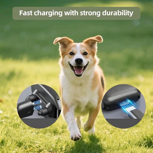استبدال شاحن طوق الصدمات للكلاب لطوق تدريب Jugbow/Delupet/Yawpet، 2 في 1 USB C وكابل شحن مغناطيسي لطوق الكلب وجهاز التحكم عن بعد in Kuwait