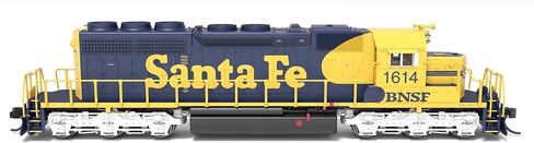 برودواي المحدودة 9481 EMD SD40-2، BNSF 6951، ATSF أزرق/أصفر مع رقعة، بدون صوت/DCC جاهز، مقياس N in Saudi Arabia