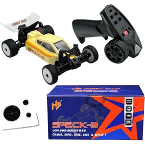 HOBBYPLUS Speck B 1/24 2WD Mini RC Car - RTR RC Buggy, Fast Mini Racing Buggy, Brushless Ready with Oil-Filled Shocks – Fun Indoor Remote Control Car Racing Vehicles for Adults (Razor Orange) in Saudi Arabia
