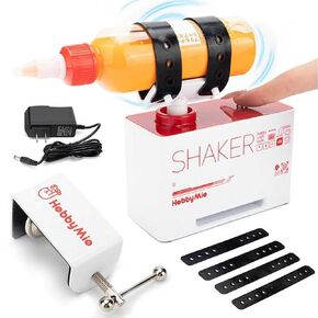 ماكينة رش طلاء مطورة لطلاءات النماذج - خلاط زجاجات متأرجح عالي الطاقة للأكريليك والأحبار والأصباغ والمواد اللاصقة ومستلزمات الهوايات | تصميم لقط بدون استخدام اليدين، خلط سريع لمدة 10 ثوانٍ in Kuwait