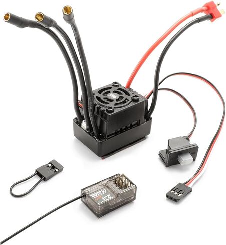 HAIBOXING 1/12TH Scale RC Car Spare Parts, Brushless Remote Control Truck Replacement 60A Brushless ESC and 2.4GHz Receiver w/Bind Plug Apply to 2997A(E780 & T2704-60A) in Saudi Arabia