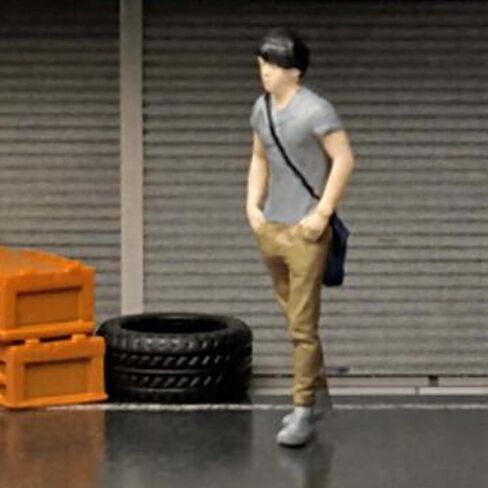1/64 Men Figures People Scale Miniature Scenes Movie Props Decoration in Saudi Arabia