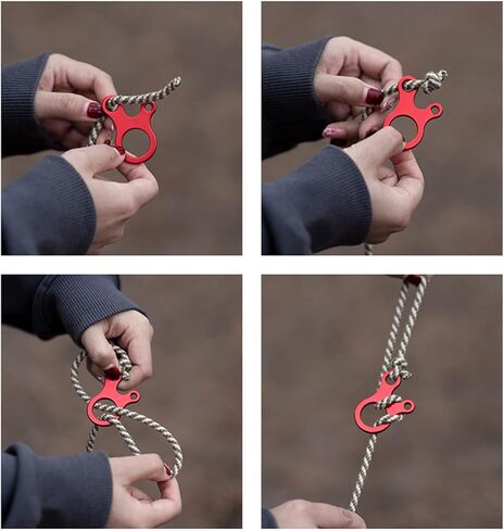 10 Pcs Tent Rope Buckles Aluminium Alloy Parachute Cord Rope Tensioner Fastener Guyline Cord Adjuster Paracord Tensioner Tent Fastener Tensioner Tent Hardware in Kuwait