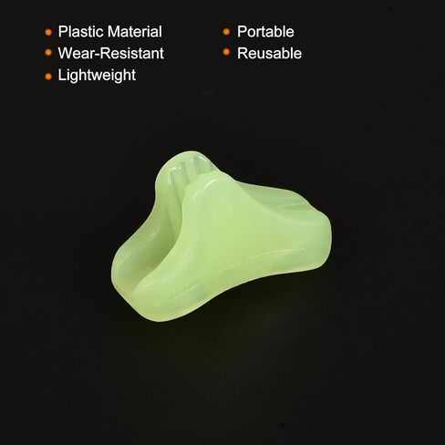 Generic شداد مشبك حبل الخيمة، أداة ضبط سلك مثلث كبير للتخييم والمشي لمسافات طويلة وحقيبة الظهر والسفر، عبوة خضراء فلورية مكونة من 20 قطعة in Saudi Arabia