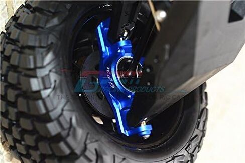 GPM لـ Traxxas Unlimited Desert Racer 4X4 (#85076-4) ترقية أجزاء أذرع المفصل الأمامية من الألومنيوم - مجموعة 1Pr رمادي فضي in Kuwait