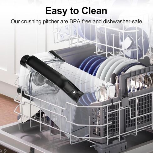 إبريق بديل لخلاط النينجا 72 أونصة XL، ملحقات قطع الغيار Vaso de Licuadora Ninja للخلاط BL610، BL610BRN، BL610C، BL710WM، CO610B، CO650B، CT610 إلخ. in Kuwait