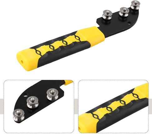 Wire Straightener for Soft Copper and Metal Wires, 2-Pack Stainless Steel Wire Straightening Tool with Adjustable Angle, Smooth Roller for Jewelry, Electrical, and Construction Use(1PCS) in Saudi Arabia