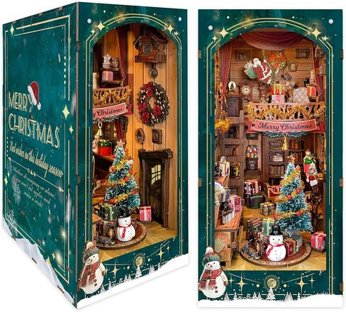 DIY Book Nooks - Deep-Sea Submarine Adventure Miniature House Kit | Rotating Background, LED Lights, Touch Control, Self-Assembly Craft Model Kits for Gifting & Decor - Discover Atlanta in Saudi Arabia
