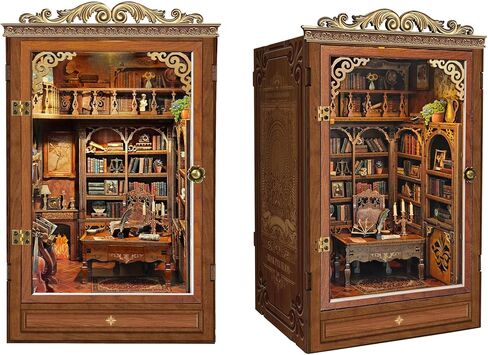 DIY Book Nooks - Deep-Sea Submarine Adventure Miniature House Kit | Rotating Background, LED Lights, Touch Control, Self-Assembly Craft Model Kits for Gifting & Decor - Discover Atlanta in Saudi Arabia
