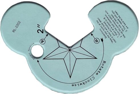 Super-Star Quilting Template for Domestic Sewing Machine 1/8" Thick in Saudi Arabia