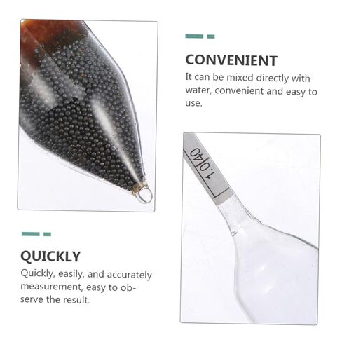 DECHOUS Aquarium Meter Glass Hydrometer for Saltwater Fish Tank Accurate Water Measuring Tester 2-Piece Set for Aquatic Measurement in Saudi Arabia