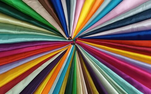 25pcs 11inchx8inch Silks Craft Solids Fabric DIY Handmade Material Set Bundle Patchwork Squares for Home Crafts Sewing Scrapbooking Quilting in Saudi Arabia