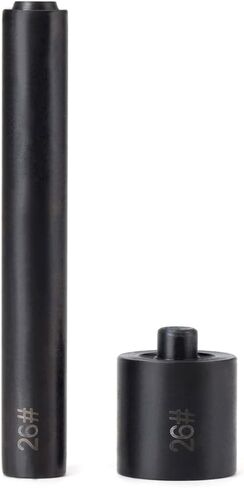 WUTA Eyelets Setting Tool,Smooth Black Grommet Installation Tools, Rivets Setter Tool Kit for Leather Craft（4mm） in Saudi Arabia