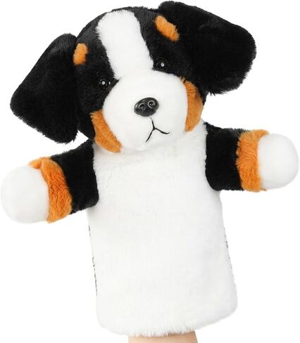 Dog Hand Puppet Plush Toy for Kids Toddlers Educational Animal Puppet for Storytelling Pretend Play Birthday German Shepherd in Saudi Arabia