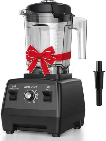 Countertop Blender Pro 2000W, Professional High-Speed Blender with Powerful Brushless Motor, 25-Speed, 68oz, Heavy Duty Kitchen Blender for Smoothies, Ice Crushing & Food Prep, Black in Saudi Arabia