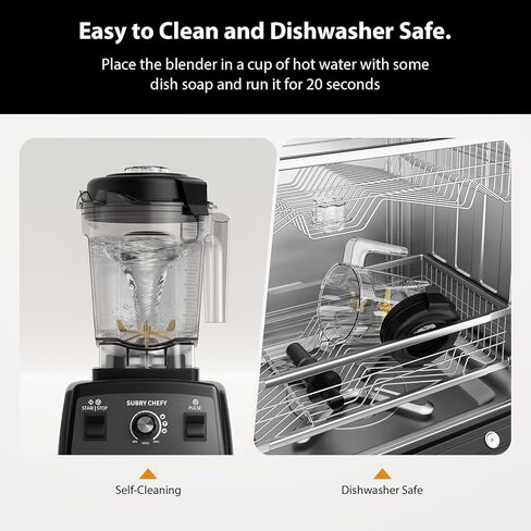 Countertop Blender Pro 2000W, Professional High-Speed Blender with Powerful Brushless Motor, 25-Speed, 68oz, Heavy Duty Kitchen Blender for Smoothies, Ice Crushing & Food Prep, Black in Saudi Arabia