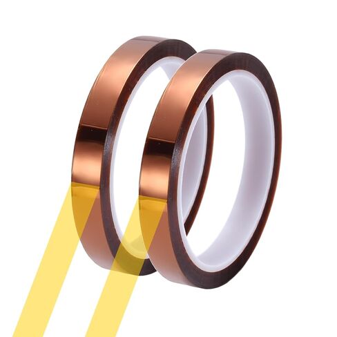 uxcell Heat Tape, 60mm x 33m (108ft) Polyimide Heat Transfer Sublimation Tape No Residue High-Temperature Resistant Tapes for Heat Press Soldering Circuit Board, Brown in Saudi Arabia