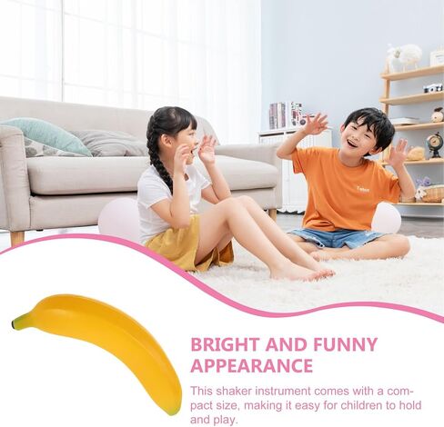 Amosfun 3 قطع الموز ماراكاس شاكر رومبا الهزازات اليد قرع لعبة إيقاع شاكر الموسيقى لعبة تعليمية in Saudi Arabia
