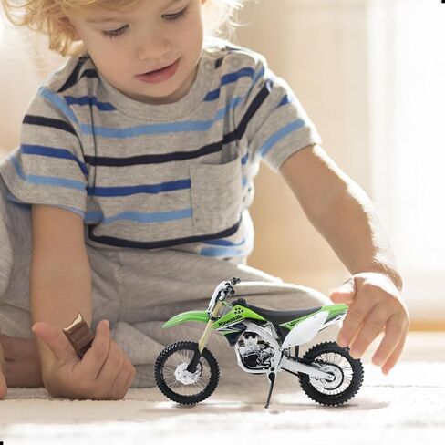 Dirtbike Toy Motorcycle Compatible for Kawasaki KX450F 1:12 Dirtbike Toy Motorcycle Model for Kid Age 8-14 in Kuwait