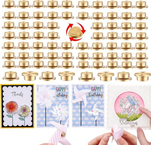 30Pcs Mini Metal Rotating Bearings for DIY Handmade Crafts Paper Cards Scrapbooking Cards 360°Rotation Smooth Spin Mechanism Spinner Jewelry Making Nail Decoration Rotating Tools in Saudi Arabia