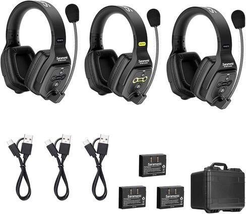 Saramonic 5-Person Full-Duplex 1.9GHz Wireless Headset Intercom System with Hard Case (WiTalk-WT5D) in Kuwait